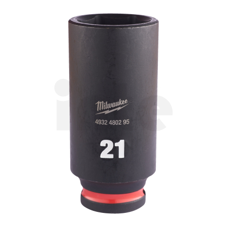 MILWAUKEE Průmyslové hlavice Shockwave 3/8" HEX 21mm dlouhé 4932480295