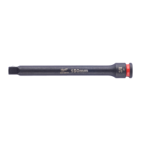 MILWAUKEE Průmyslové hlavice Shockwave 3/8" prodloužení 150mm 4932480297