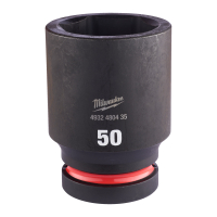 MILWAUKEE Průmyslové hlavice Shockwave 1" HEX 50mm dlouhé 4932480435