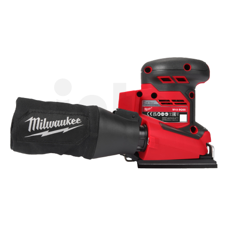 MILWAUKEE M18 BQSS-0 vibrační bruska na čtvrtinu listu brusného papíru 4933479966