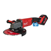 MILWAUKEE M18 ONEFLAG230XPDB-122C FUEL ONE-KEY 230 mm úhlová bruska s kolébkovým spínačem 4933478783