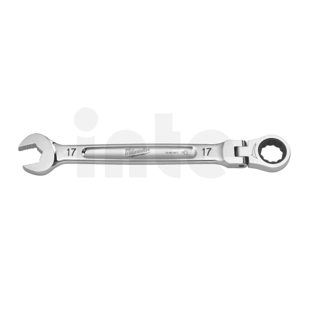 MILWAUKEE Ráčnový očkoplochý klíč MAX BITE s kloubem 17 mm 4932480190
