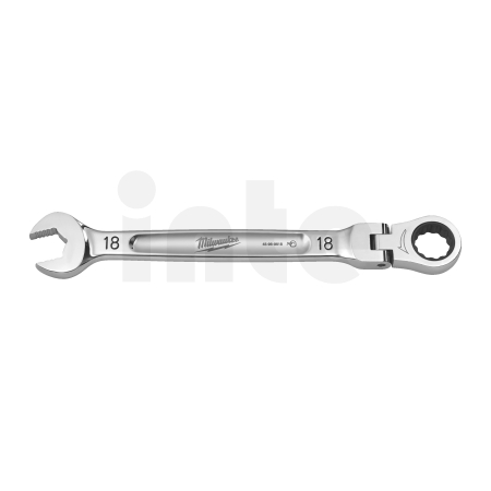MILWAUKEE Ráčnový očkoplochý klíč MAX BITE s kloubem 18 mm 4932480191