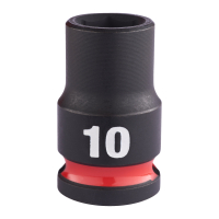 MILWAUKEE Průmyslové hlavice Shockwave 3/8" HEX 10 mm krátké 4932480267
