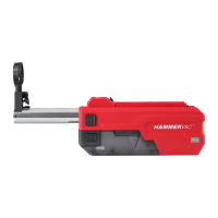 MILWAUKEE M18 FDDEL32 Speciální odsávání prachu pro 32mm SDS-Plus kladivo s D rukojetí M18 FUEL™ s mechanismem AUTOPULSE™ 493349