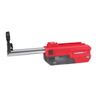 MILWAUKEE M18 FDDEL32 Speciální odsávání prachu pro 32mm SDS-Plus kladivo s D rukojetí M18 FUEL™ s mechanismem AUTOPULSE™ 493349