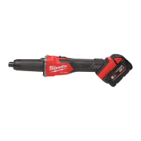 MILWAUKEE M18 FDGRB-502X FUEL přímá bruska s posuvným spínačem 4933480954