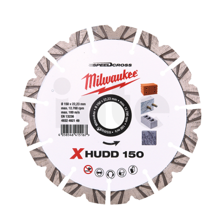 MILWAUKEE Kotouč X-HUDD 150 mm 4932492149