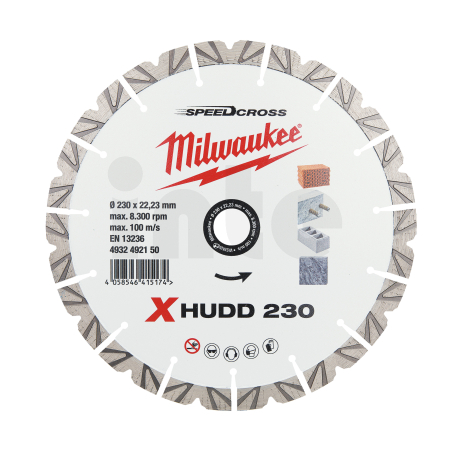 MILWAUKEE Kotouč X-HUDD 230 mm 4932492150