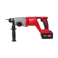 MILWAUKEE M18™ bezuhlíkové vrtací kladivo SDS-Plus 26 mm s rukojetí typu D 4933492480