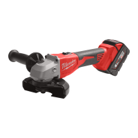 MILWAUKEE M18 bezuhlíková úhlová bruska 125 mm s posuvným spínačem 4933492644