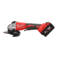 MILWAUKEE M18 bezuhlíková úhlová bruska 125 mm s kolébkovým spínačem 4933492646