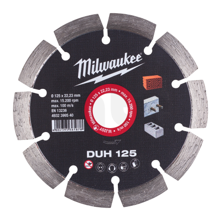 MILWAUKEE Diamantový kotouč DUH 125 x 22,23 mm 4932479464