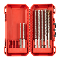 MILWAUKEE Sada vrtáků SDS-Plus MX4 (7 kusů) 4932492113