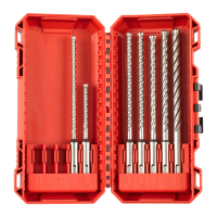 MILWAUKEE Sada vrtáků SDS-Plus MX4 (7 kusů) 4932492114