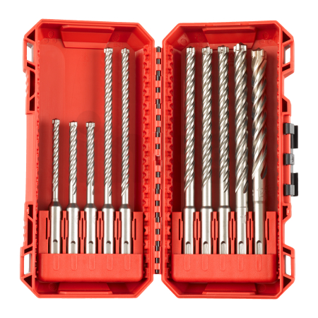 MILWAUKEE Sada vrtáků SDS-Plus MX4 (10 ks) 4932492115