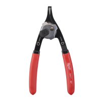 MILWAUKEE kleště na pojistné kroužky, zahnuté, 90° - 1,2 mm 4932492492