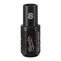 MILWAUKEE Průchozí nástrčné hlavice 8 mm FPTR-PTS 4932492855