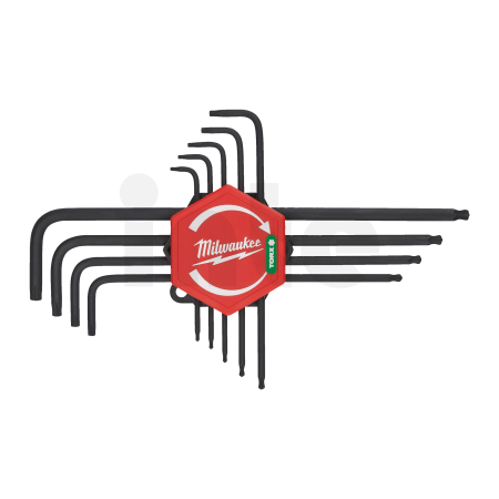 MILWAUKEE Klíč torx ve tvaru L 9 ks 4932492693