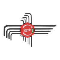 MILWAUKEE Klíč torx ve tvaru L 9 ks 4932492693