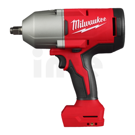 MILWAUKEE M18 BLHIWF12-0X ½″ bezuhlíkový rázový utahovák s pojistným kroužkem 4933492787