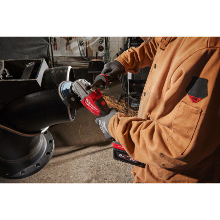 MILWAUKEE M18 FSAGSVO125X-0X FUEL bezpečnostní uhlová bruska 125 mm s variabilními otáčkami a funkcí ONE-KEY 4933493552