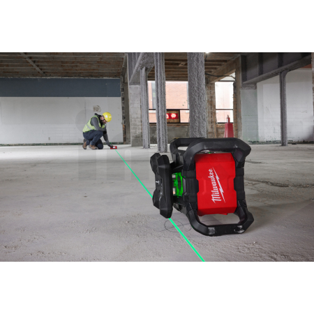 MILWAUKEE M18™ horizontální/vertikální rotační zelený laser 300 m s ONE-KEY™ 4933493194