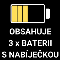 3 x baterie
