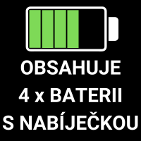 4 x baterie
